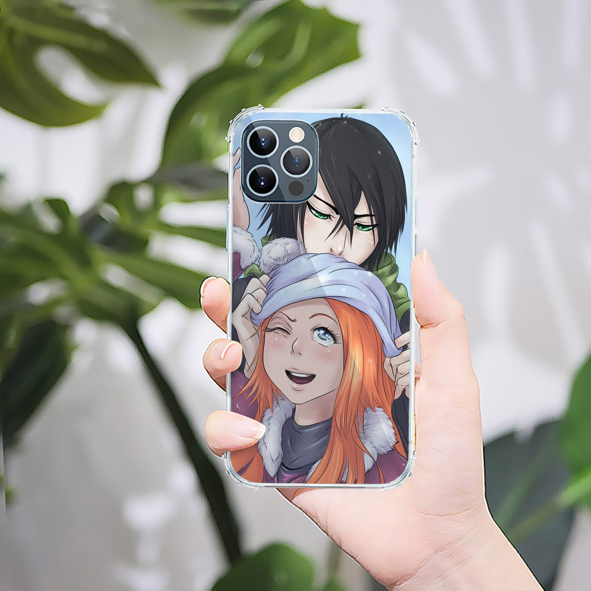 （画像用） ブリーチ BLEACH 【iPhone 12シリーズ対応】透明スマホケース（クリアソフトケース）